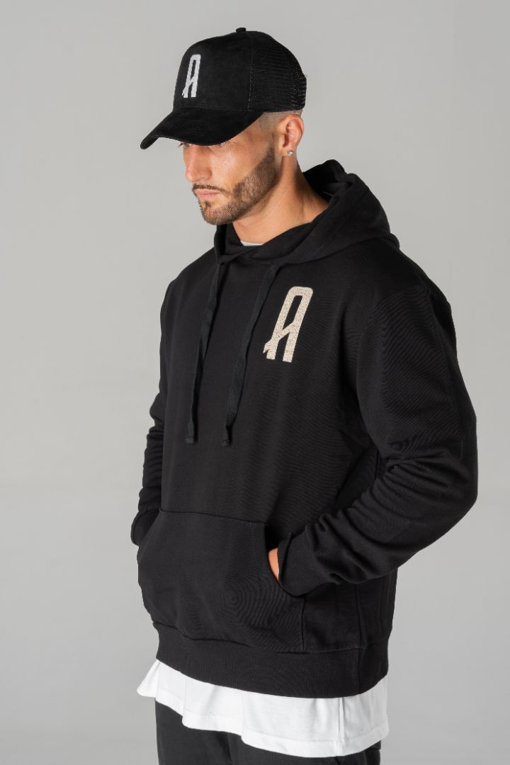 Chen Hoody Black | Print Hoody Black | Arcana Imperii